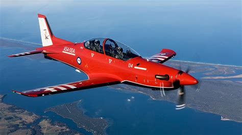 Raaf Receives Final Pc 21 Turboprop Trainer Aircraft Pilot Training