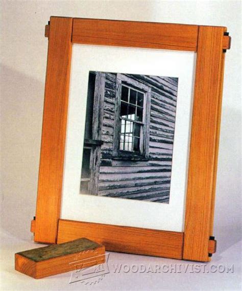How to make a picture frame 3 different ways. Picture Frame Plans • WoodArchivist