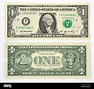 1 U.S. dollar banknote, front and back Stock Photo: 34562740 - Alamy