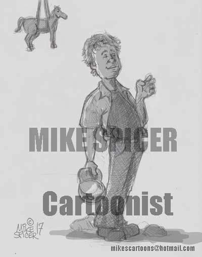 Mike Spicer Cartoonist Caricaturist The Tragically Hip Original