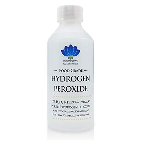 peróxido de hidrógeno para consumo humano