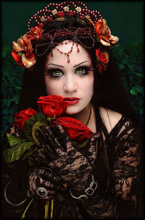 Queen Of Roses Gothic Beauty Gothic Fantasy Art Dark Fantasy Art