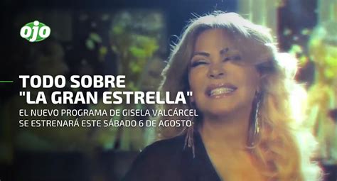 La Gran Estrella Así Será El Nuevo Programa De Gisela Valcárcel Farándula América Tv Nnav