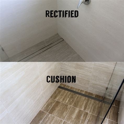 Rectified Tiles Versus Cushion Edge Small Bathroom Renovations Perth