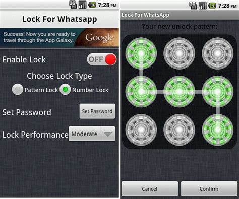 Add A Security Pattern Lock For Whatsapp Android Punk Tech