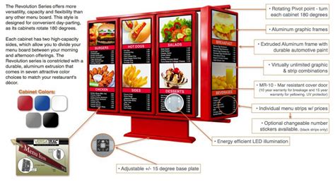 Maybe you would like to learn more about one of these? Rotating Drive Thru Menu Board Main Unit | Origin Menu Boards
