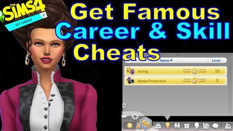 Career And Skill Cheats For The Get Famous Expansion Pack Youtube
