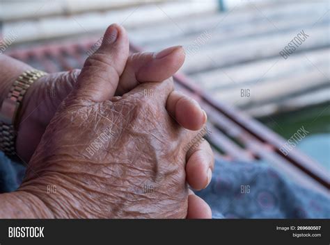 Hands Asian Elderly Image And Photo Free Trial Bigstock