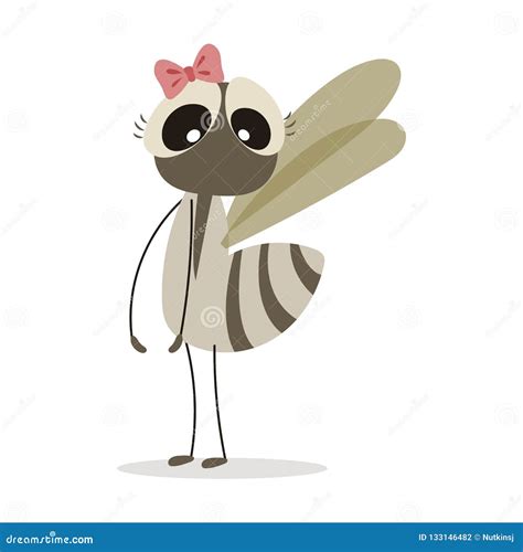 Female Mosquito Stock Vector Illustration Of Isolated 133146482