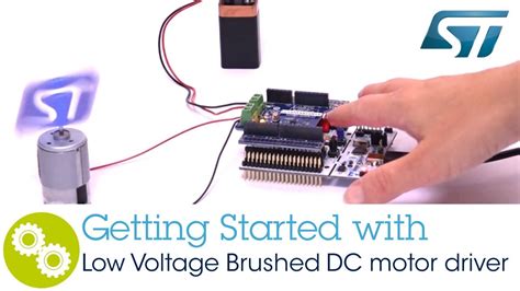 Getting Started With Low Voltage Brushed Dc Motor Driver Stm32 Ode