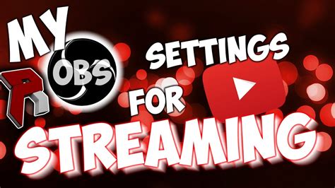 MY OBS SETTING FOR STREAMING FULL TUTORIAL YouTube