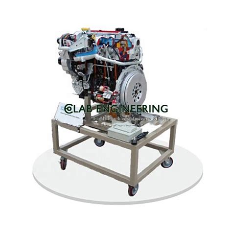 Cut Sectional Model Of Four Stroke Single Cylinder Engine Assembly