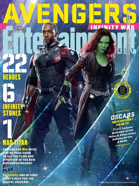 15 Cover Poster Avengers Infinity War Di Majalah Entertainment Weekly