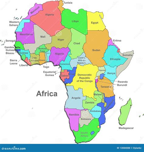 Continente Africano Mapa Mapa