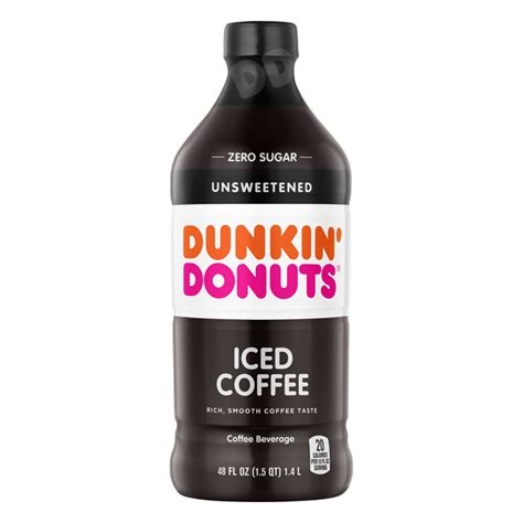 Save On Dunkin Donuts Iced Coffee Unsweetened Order Online Delivery