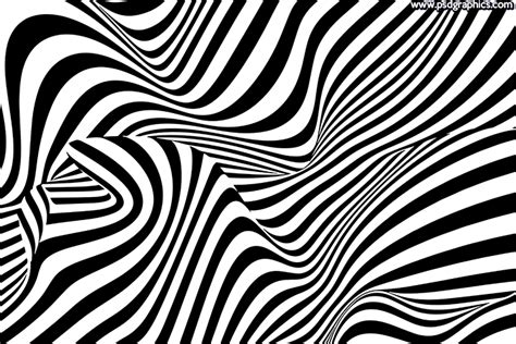 Black And White Abstract Stripes PSDgraphics
