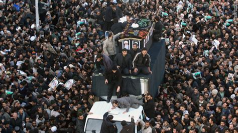 Iranian Clerics Funeral Draws Protesters