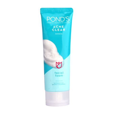 Ponds Ponds Acne Clear Facial Foam With Scrub 50g Watsons Philippines