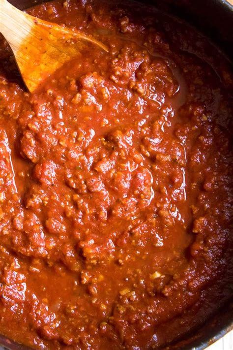 The Perfect Homemade Meat Sauce Recipe Homemade Meat Sauce Meat