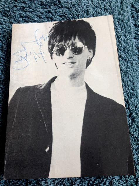 Rough Trade Promotional Postcard Hand Signed By Johnny Marr In Madrid