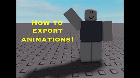 How Export Animations In Roblox Studio English 2022 Youtube