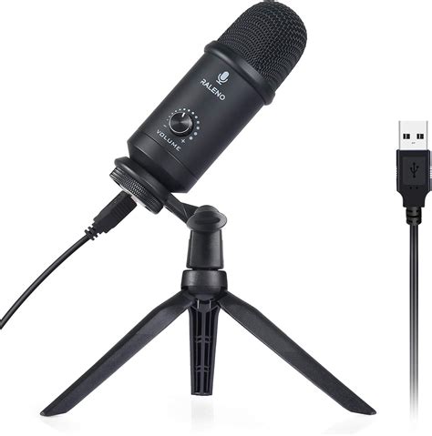 Usb Microphone For Computer Raleno Professional Studio Cardioid