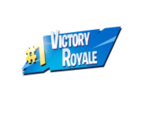 New Fortnite Victory Royale Png Image Purepng Free Tr