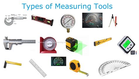 Different Types Of Measuring Tools And Their Uses Notes And Pdf