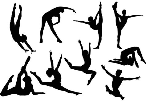 free gymnastics silhouette vector choose from thousands of free vectors clip art designs