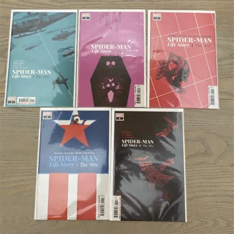 Spider Man Life Story Marvel Comics 2019 Lot Of 5 Issues 1 3 4 5 6