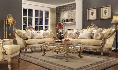 Hd 2626 Homey Design Upholstery Living Room Set Victorian European And Classic Design Sofa Set