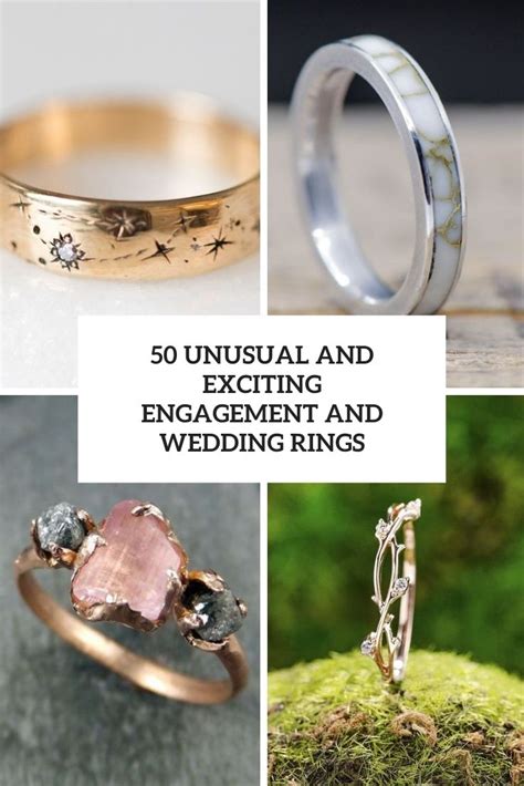 50 Unusual And Exciting Engagement And Wedding Rings Weddingomania
