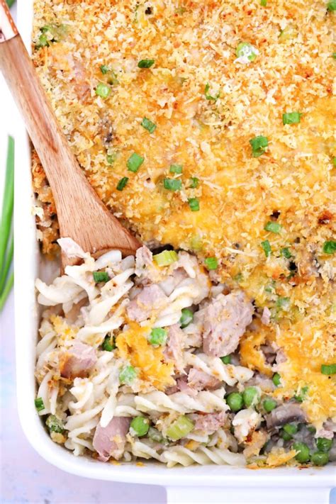 You only need a pot to boil the noodles and a skillet to make the sauce. Tuna Noodle Casserole Recipe Video - Sweet and Savory Meals