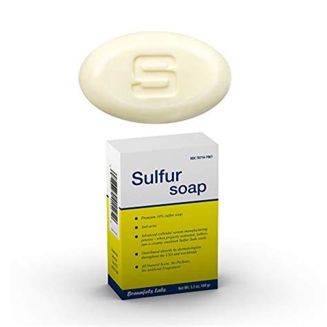 Buy Sulphur Soap Premium 10 Sulfur Advanced Wash For Acne Natural