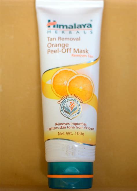 Presented By P Himalaya Tan Removal Orange Peel Off Mask Review