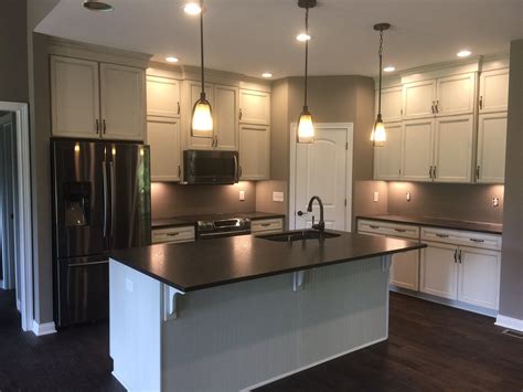 From cabinets, counter tops, constructing an open kitchen island, to dropping one ceiling and raising another, adding led lighting throughout mr. Adex Designs | Kitchen Cabinets | Louisville, KY