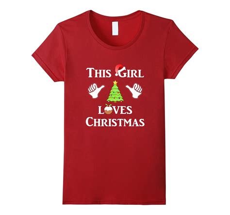This Girl Loves Christmas T Shirt Funny Xmas Humor Tshirt