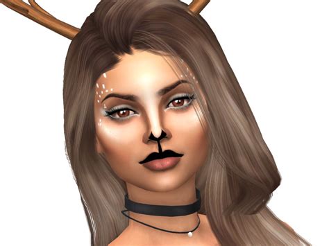 Deer Makeup Sims 4 Tutor Suhu