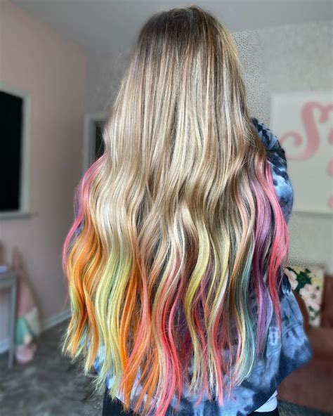 Rainbow Hair Streaks