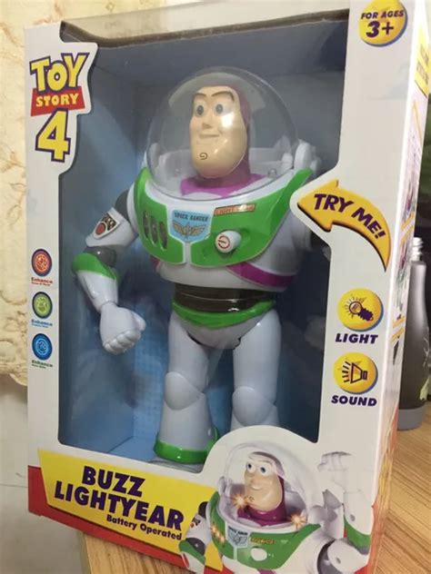 Buy Toy Story Anime 10 Inch Buzz Lightyear Figure Toys Lights Voices Speak