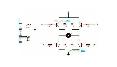 arduino motor circuit diagram