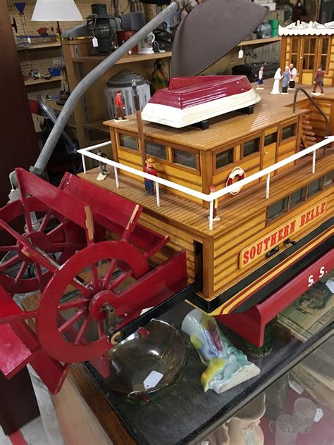 Steam Paddle Boat Model In Pa Surely Is Custom Build It Has Antenna