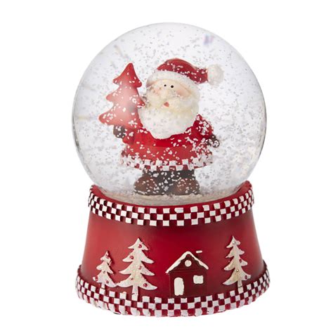 Nordic Santa Musical Snow Globe By The Christmas Home