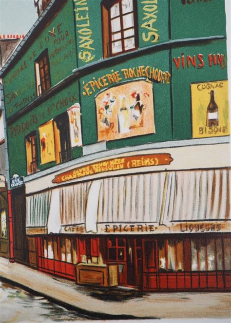 Maurice Utrillo 1883 1955 Rue Seveste à Montmartre Catawiki