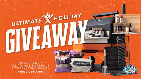 Ultimate Holiday Giveaway 2021 Win A Yoder Smokers Ys640s On A