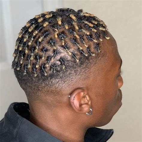 Box Braids Men Short Hair Black Pull Those Twists Into The Center For