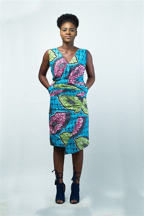 Mama African Chic Wax Print Dress Kipfashion African Chic Wax