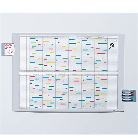 48 X 36 Convex Yearly Whiteboard Planner Ultimate Office