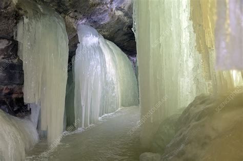 Eben Ice Caves Michigan Usa Stock Image C0465448 Science Photo