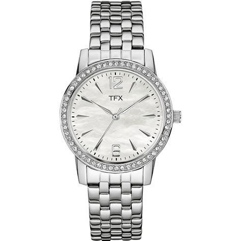Tfx By Bulova Womens Silver Bracelet Watch 36t115 Beacon Premium